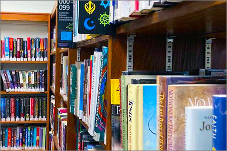 Library Books on Shelf